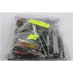 BAG OF NAIL CLIPPERS