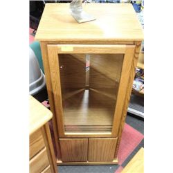 OAK STEREO CABINET