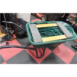 WHEELBARROW W/ HOSE AND FURNITURE DOLLY