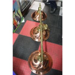COPPER & BRASS POOL TABLE LIGHTS