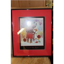 2 FRAMED BASKETBALL POSTERS