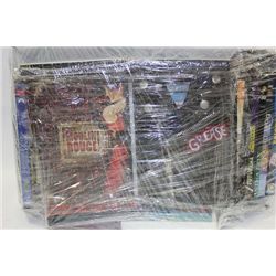BOX OF DVDS
