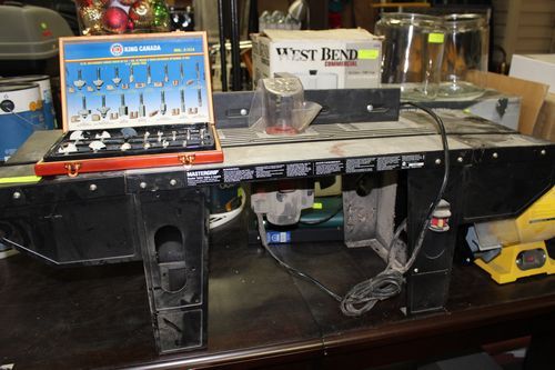 KING CANADA ROUTER BITS, MASTER GRIP ROUTER TABLE