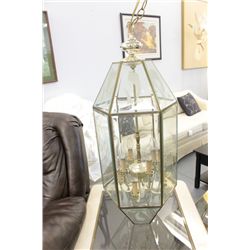 Large Hanging Chandelier Lamp (Approx. 33" high)