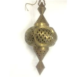 Vintage Brass Hanging Light