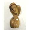 Image 1 : Hand Carved Solid Wood Sculpture (11.5"high)