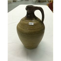 Hand Crafted Pottery Jug (9" high)