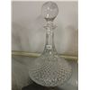 Image 1 : Vintae Pressed Glass Ship's Decanter