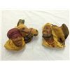 Image 1 : 2 Bossom Chalkware Wall Figures