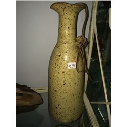 Hand Crafted Pottery Jug (12" high)