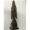 Image 1 : Hand Carved Solid Wood Sculpture (20" high)