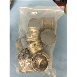 Collection of Assorted Silver Plate Napkin Rings