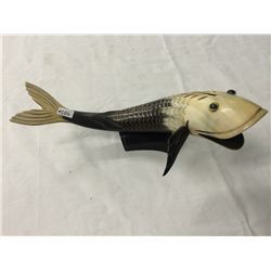 Hand Crafted Whale From Animal Horn