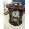 Image 1 : Wood Anniversary Clock (pendulum missing) (9.5" high)