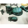 Image 1 : Blue Mountain Pottery 2 Cats and 2 Dogs (Chip on large cat's ear)