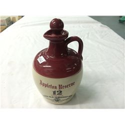 Appleton Reserve Jamaican Rum Pottery Jar (8" high)