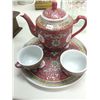 Image 1 : Hand Crafted Chinese Teapot, Plate and 2 Cups