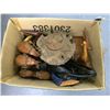 Image 1 : Box Lot of Interesting Wood Items Etc.