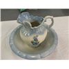 Image 1 : Blue/White Pitcher and Bowl
