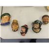 Image 1 : 5 Assorted Chalkware Wall Figures