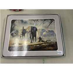 6 "Wild Wilderness of Africa" Vintage Place Matsin Original Box