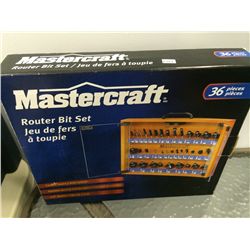 Mastercraft 36 Piece Router Bit Set