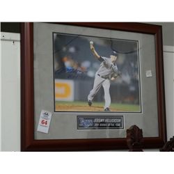 Autographed Jeremy Hellickson Photo w/COA