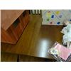 Image 2 : Oak Dining Table w/8 Chairs & Leaf