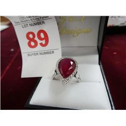 6 Ct. Genuine Ruby Ring