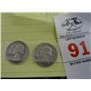 Image 1 : 1952, 1953 Silver Quarters