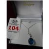 Image 1 : 6 Ct. Blue Topaz Necklace