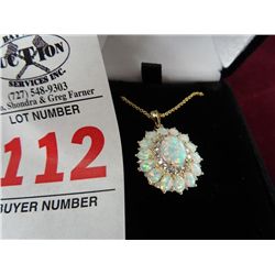 4 CT Opal Necklace