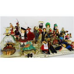 Lot of Miniature Dolls