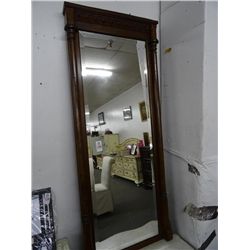 Tall Walnut Hall Mirror