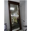 Image 1 : Tall Walnut Hall Mirror