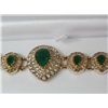Image 2 : Genuine Emerald Bracelet 7.76 Ct.