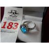 Image 2 : Blue Topaz Ring 4 Ct.