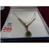 Image 1 : Genuine Emerald Estate Necklace