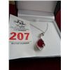Image 1 : 6 Ct. Genuine Ruby Necklace