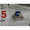Image 1 : Tanzanite Halo Ring