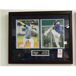 Alex Cobb Autographed Framed Photo