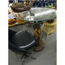 Golf Bag Base Pub Table w/2 Stools