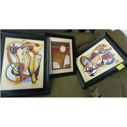 3 Framed Prints - 3 Times the Money