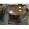 Image 1 : Round Walnut End Table Set