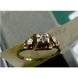 14K Gold Estate Ring - Small Band - Childs?