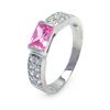 Image 1 : Silver Rings .925 Ladies Sterling Jewelry aar0002pnk