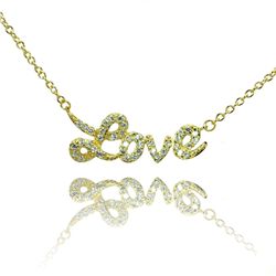 Silver Necklace .925 Ladies Sterling Jewelry stp00854gp