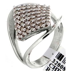 18K White Gold Jewelry 0.73ctw Diamond Ring