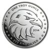 Image 1 : BU Eagle Eye Silver 1 oz .999 Fine Silver