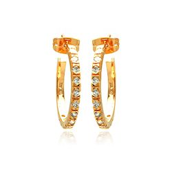 Silver Earrings .925 Ladies Sterling Jewelry bge00277